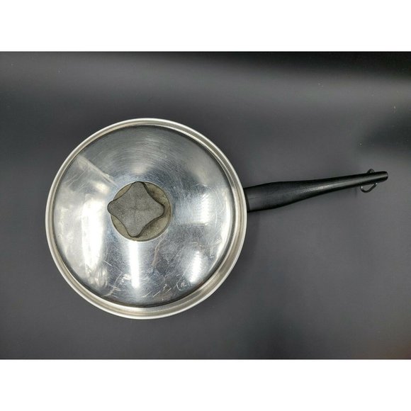 InKor Stainless Steel 1 Quart Pan With Lid Vintage USA 3-Ply 18-8 - Picture 2 of 7